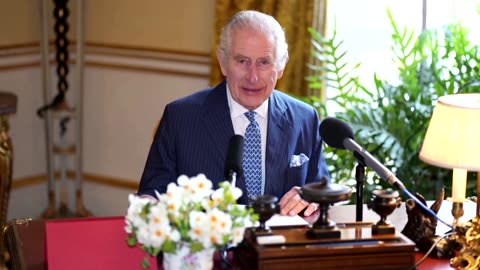 Britain's King Charles records message for Maundy Thursday