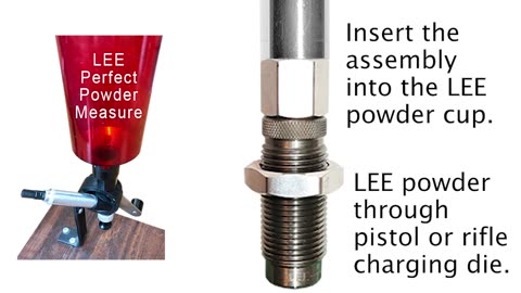 LEE Perfect Powder Measure Adapter™ Gun-Guides