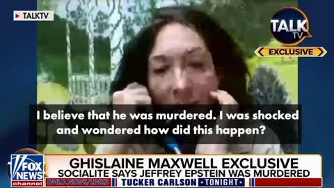 Ghislaine Maxwell Says Jeffrey Epstein Didn't Kill Himself