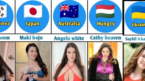 Adult actress from different countries #adult #female #beautiful