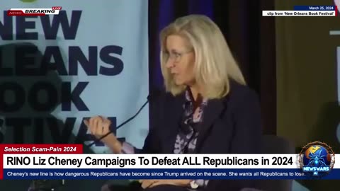 RINO Liz Cheney Campaigns to Defeat ALL Republicans in 2024