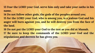 Reading of the Day - Deuteronomy 6:13-23 . 😇🙏 #verseoftheday #biblereading