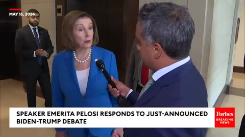 Pelosi Responds To Presidential Debate Announcement - 'I Would Never Recommend'