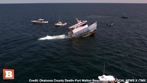 Officials Sink Ship INTENTIONALLY to Give Marine Life Artificial Reef