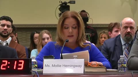 Mollie Hemingway Tells Congress What's Wrong With America's Elections In 4 Straight Fire Minutes