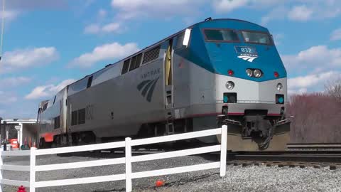 Amtrak Auto Train Loading and Leaving Lorton Virginia to Sanford, Florida | Railfan Rowan