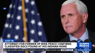 Classified documents found at Mike Pence's home, too, his lawyer says