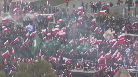 Nationalist groups gather in Warsaw for Poland's Independence Day