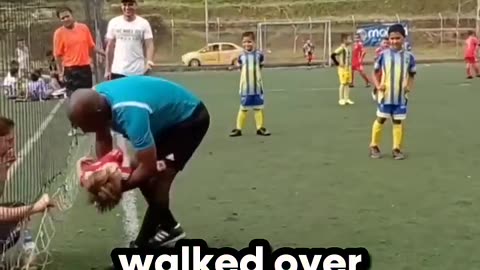 He Tricked His Mom To Invade The Football Pitch! 🤣