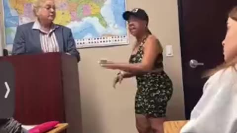 Angry Parent confronts LGBTQ Woke History Teacher & tears down Rainbow Flag