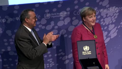 Angela Merkel receives World Health award