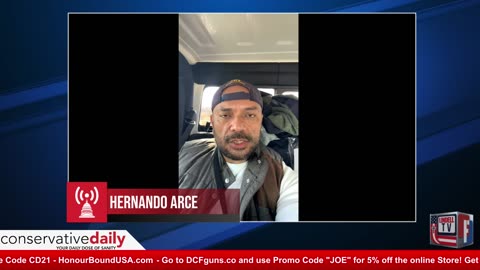 Hernando Arce Reporting From the Border w Joe, David, Hernando, & Jamal