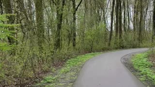 Riding my bike in The Netherlands