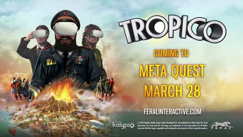 Tropico - Official Meta Quest Release Date Announce Trailer