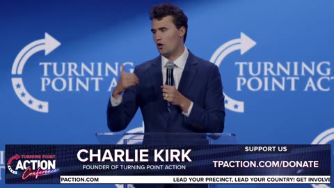 Charlie Kirk: "Please embrace alternative media."