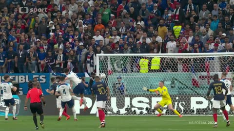Francie vs Anglie - čtvrtfinále MS 2022