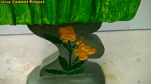 Unique products from cement - How to make beautiful flower pots