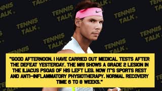 Nadal Injury Update after Australian Open 2023