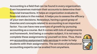 Why is accounting assignment help important