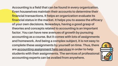 Why is accounting assignment help important