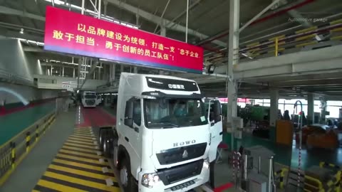 CHINESE TRUCK FACTORY - Sinotruk HOWO Production in Hong Kong