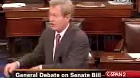 2009, Senator Max Baucus Drunk on Senate Floor (5.38) m