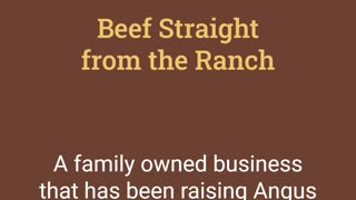 Beef Straight from the Ranch to the Treasure Valley