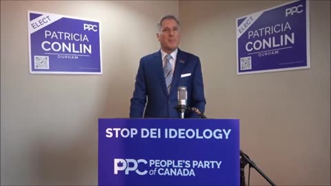 Max Bernier, People's Party of Canada, speaks out vs DEI