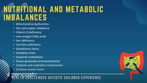 30 of 63 - OVERVIEW - Nutritional and Metabolic Imbalances - Health Challenges Autistic in Autism