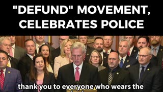Kevin McCarthy delivers a Powerful Speech about Supporting Police Officers