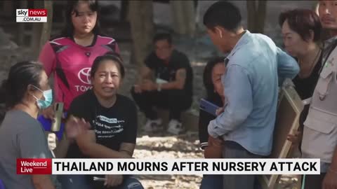 Devastated families mourn victims of pre-school attack in Thailand