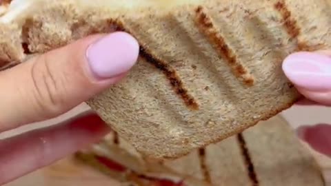 That is not fully toasted for that panini crunch. Would of left it in longer