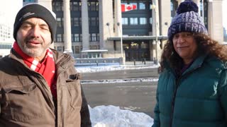 VIDEO 4, Ottawa Residents, Man and Woman on Street Provide Feedback on Freedom Convoy Actions