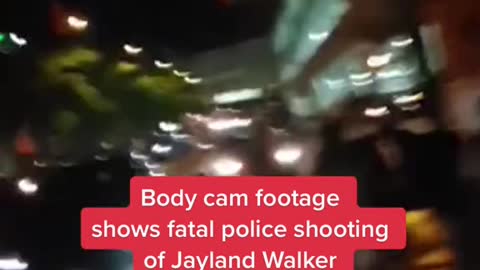 Body cam footage shows fatal police shootingof Jayland Walker