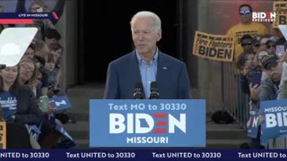 Joe Biden Says That "We Can Only Re-elect Donald Trump"