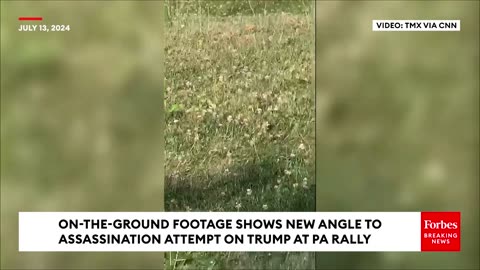 He's Got A Gun!': Shocking New On-The-Ground Footage Emerges Of Moment Shooter Fired At Trump