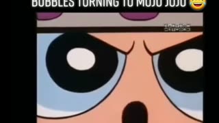 Bubbles as Mojo JoJo