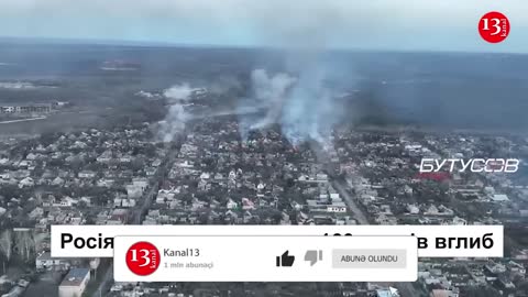 The war of military equipment in Bakhmut - Ukrainian army counterattacks: Image taken