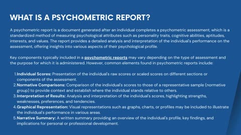 Understanding Psychometric Reports: Unlocking Insights for Personal and Professional Growth