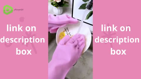 1 Pair Dish Washing Gloves Magic