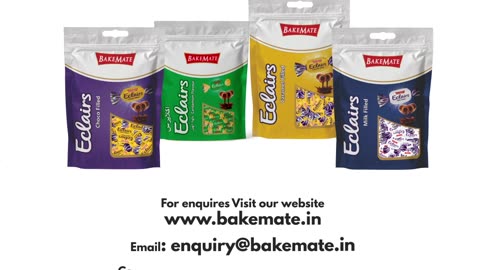 BakeMate Eclairs candy rich smooth creamy flavor and aroma