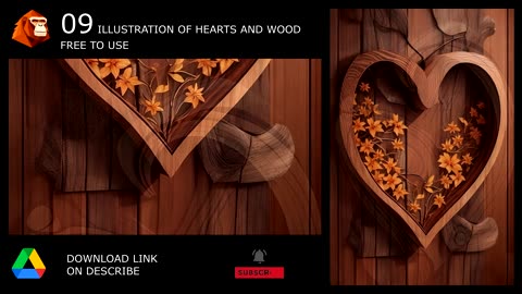 Boost Your Social Media Posts with 09 Heart and Wood Illustrations