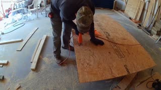 Ceiling done! Insulation and wall osb begins!