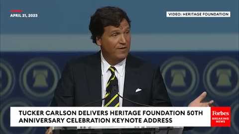 Tucker Carlson fired hours after this speech >>>