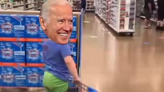 Joe Biden at Walmart