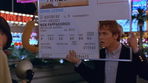 Vegas Vacation "You're Nick Papagiorgio, you're from Yuma" scene