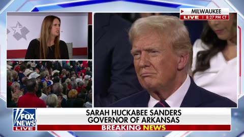 Gov. Sarah Huckabee Sanders: Trump is running against a 'bad party of ideas'