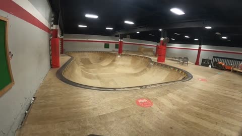 Biggest indoor skatepark in Florida #skatelife #skate