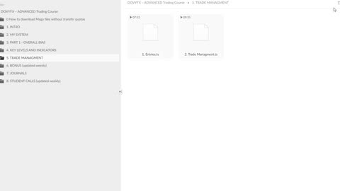 DOVYFX – ADVANCED Trading Course download