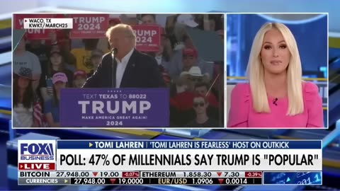 Millennials ‘waking up’ to reality as Trump’s popularity grows among age group, Lahren says #shorts